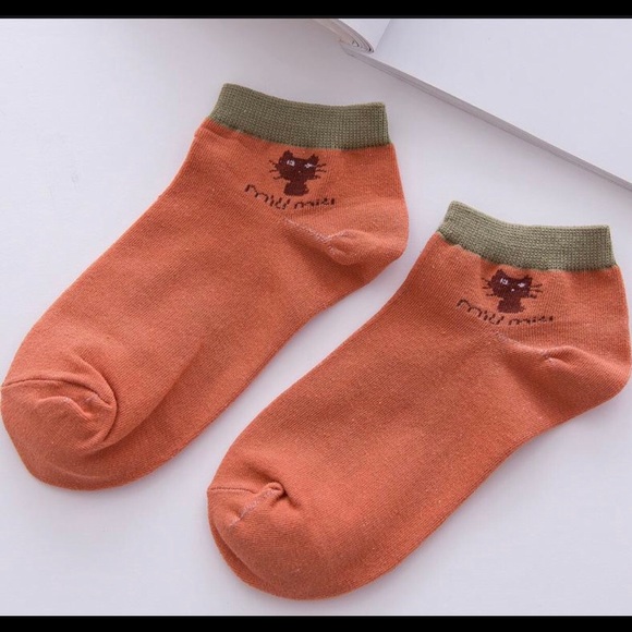 5pairs Korean women socks, pure cotton sock - Picture 6 of 7